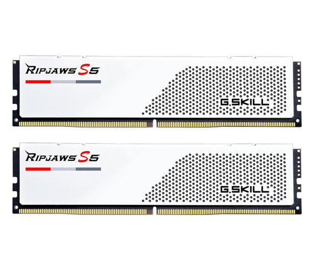 G.SKILL 32GB (2x16GB) 5200MHz CL40 Ripjaws S5 Series White - 696235 - zdjęcie